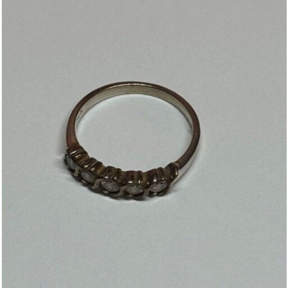 925 STERLING SILVER CZ RING SIZE 7 - Picture 2 of 7